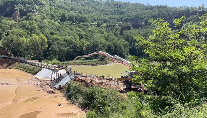 國慶攻堅正當時！正寧縣四郎河項目沖刺收尾，奏響生態(tài)治理收官強音